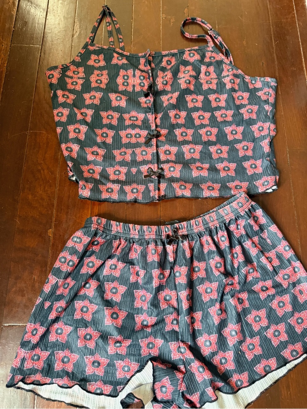 Women's Stranger Things Demogorgan  Cami & Shorts Pajama Set